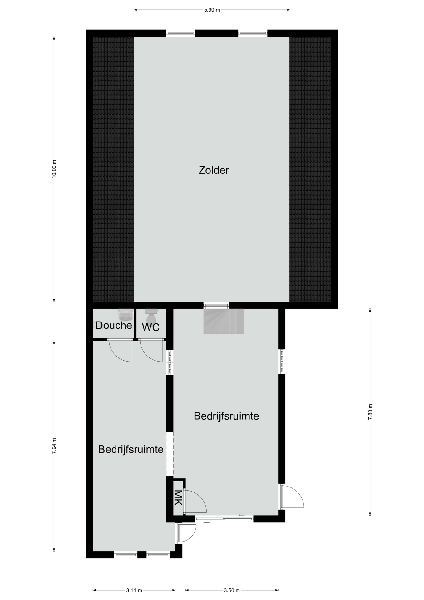 Loods eerste verdieping