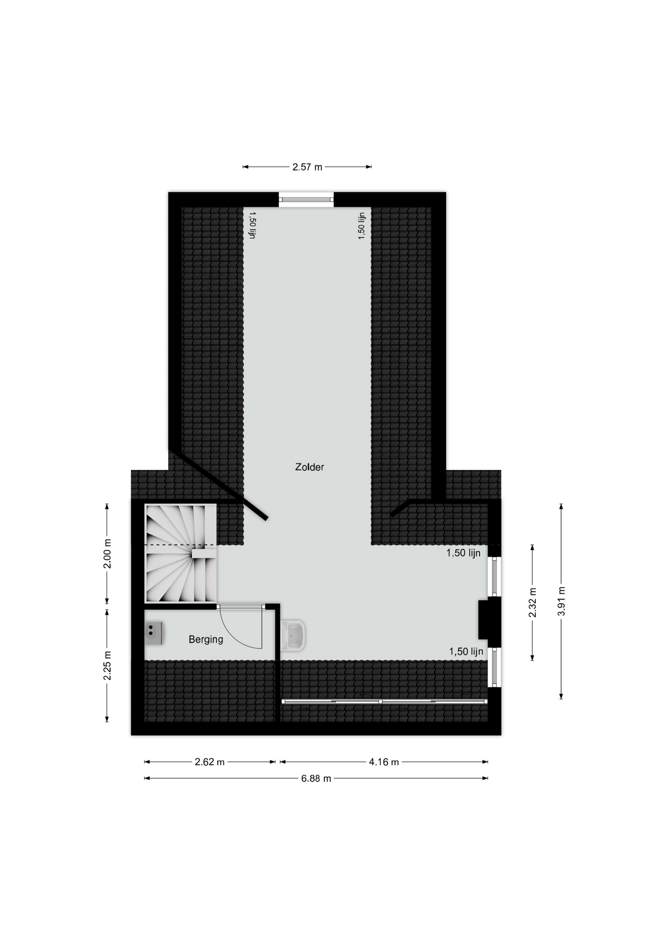 Tweede verdieping woning I