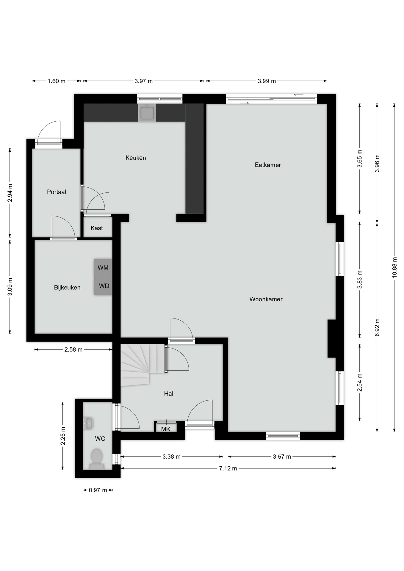 Begane grond woning I