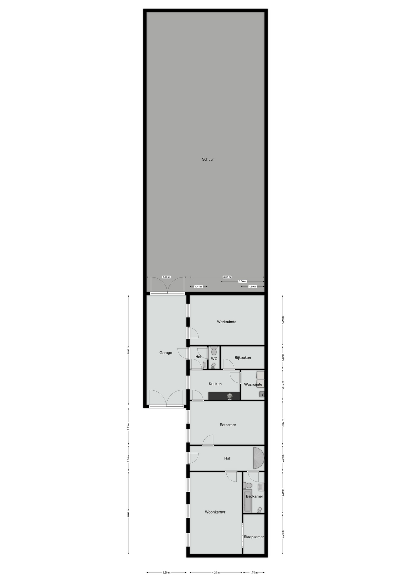 Totale beneden verdieping