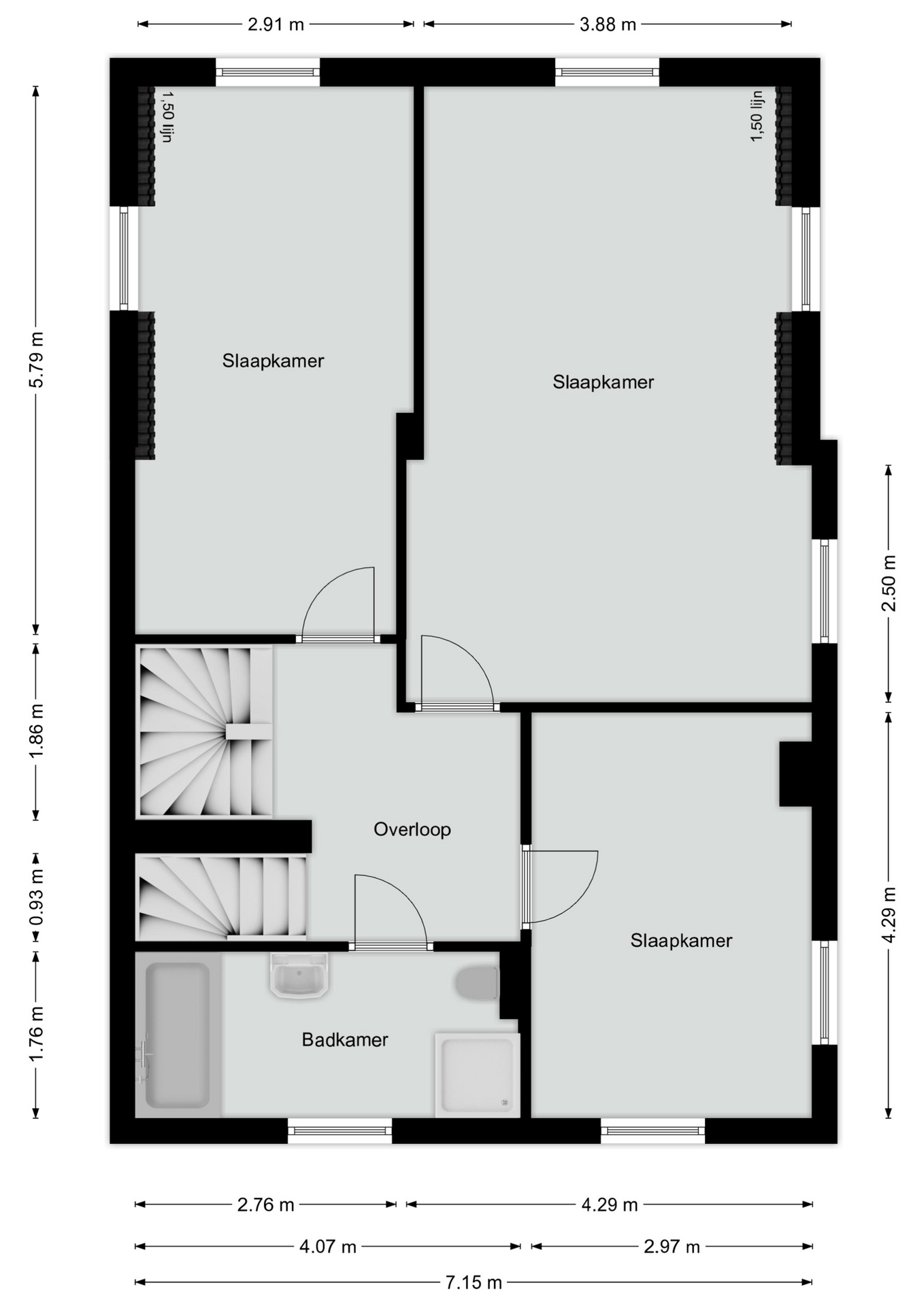 Eerste verdieping woning I