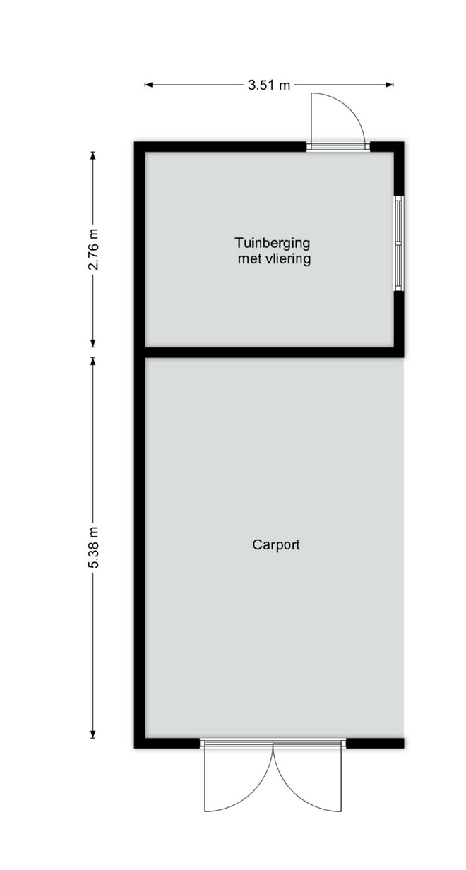 Carport en berging
