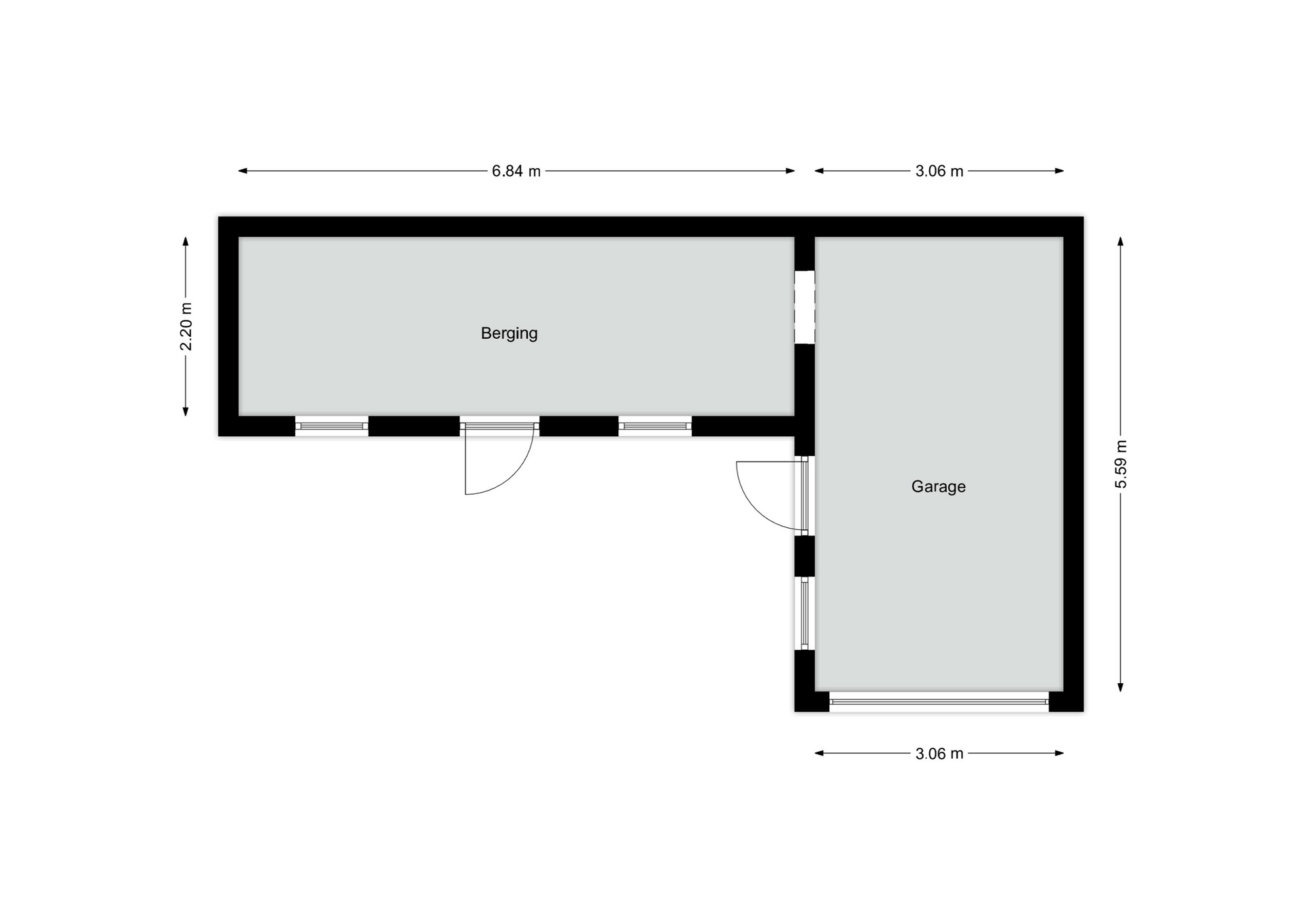 Garage en berging