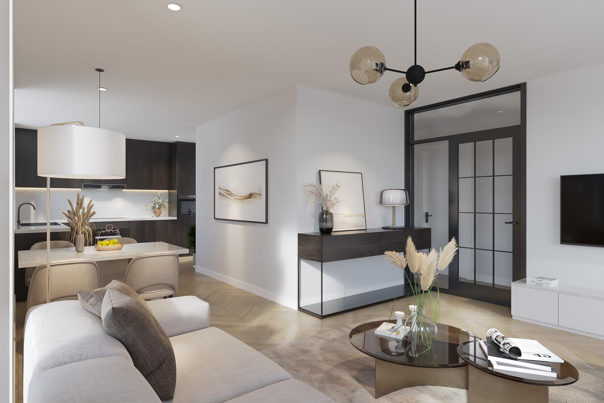 Living & Kitchen  (4)