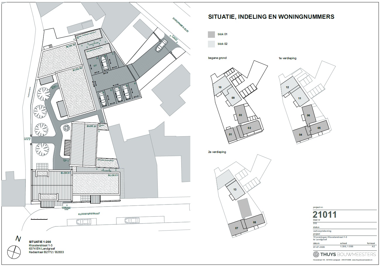 situatie en indeling
